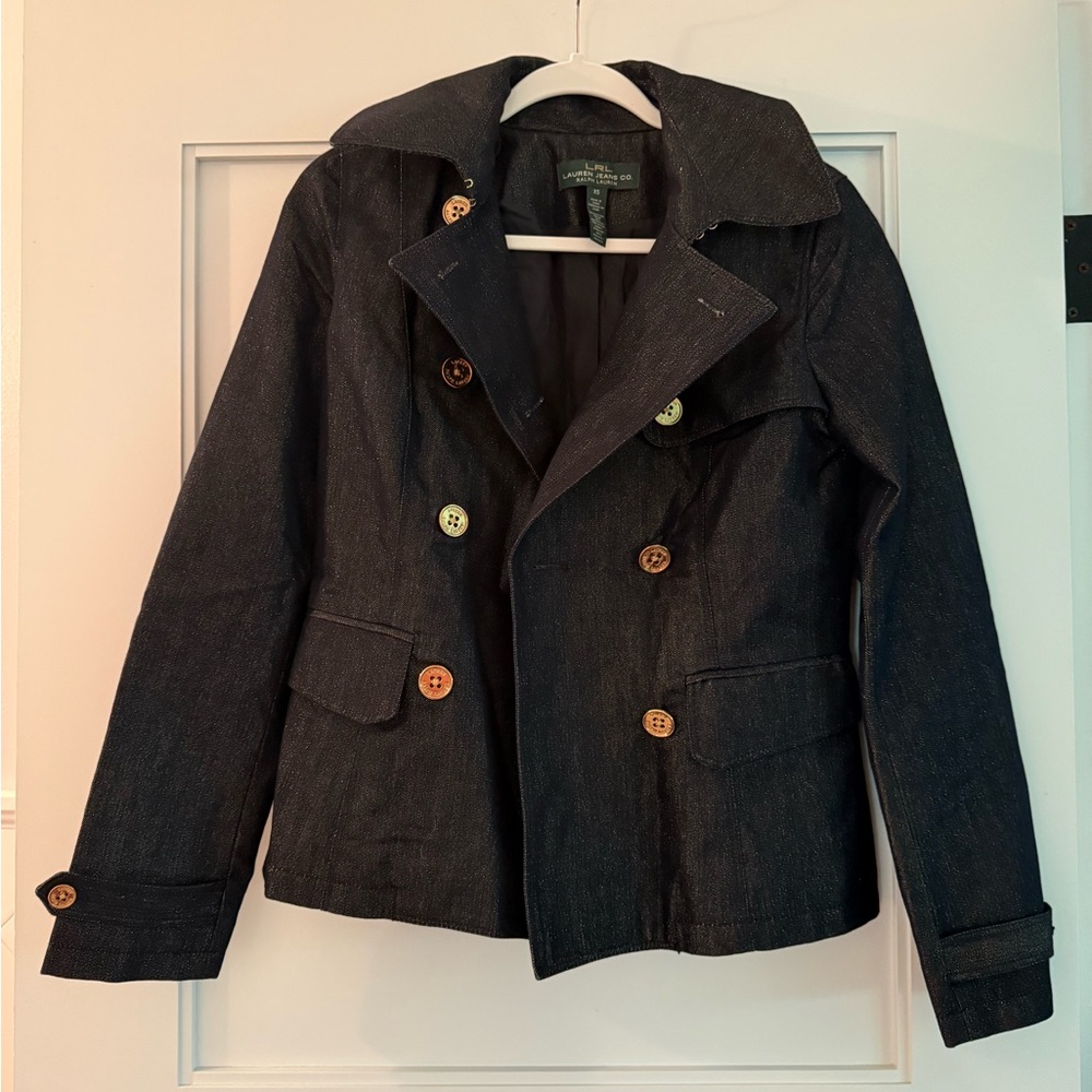Lauren Ralph Lauren Dark Blue Jean Jacket
